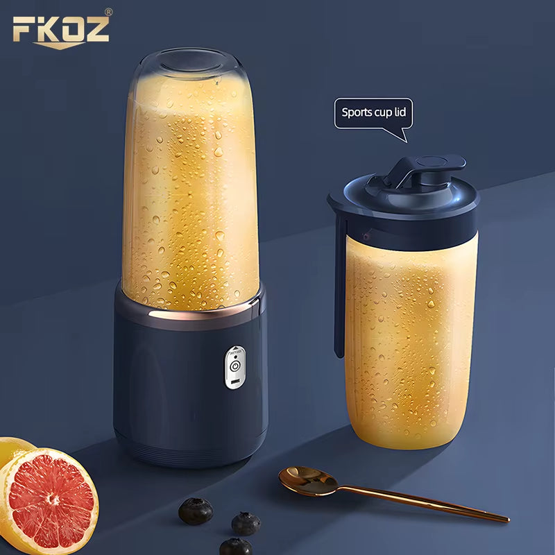 Mini Liquidificador Portátil USB 🔋🥤 – Copo Mixer Elétrico com Lâminas de Aço Inoxidável, Recarregável e Ideal para Sucos, Shakes e Smoothies em Qualquer Lugar1621243260e1af0c20-0
