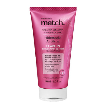 Leave-In Bloqueador de Frizz Match Hidratação Antifrizz, 150ml