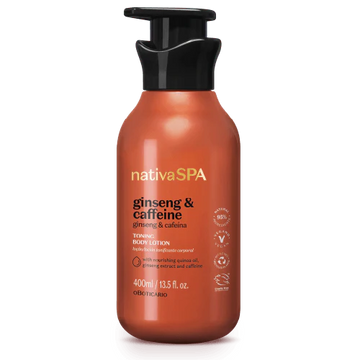 Loção Hidratante Corporal Nativa SPA Ginseng & Cafeína, 400ml