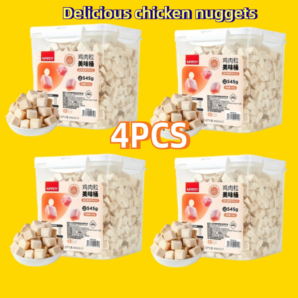 Petiscos Liofilizados de Peito de Frango – 4 unidades (2180g)