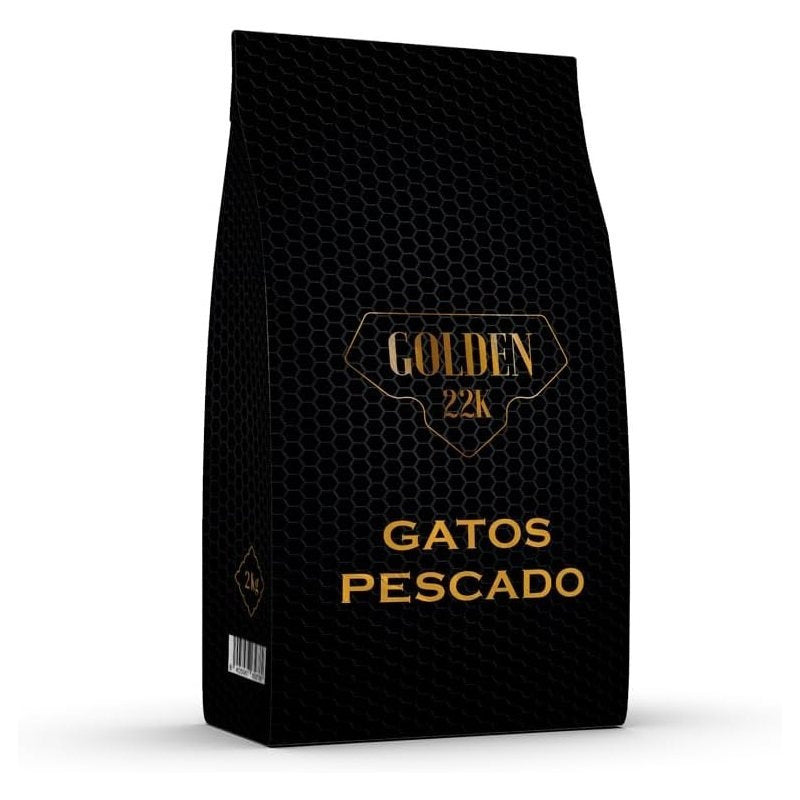 Golden 22K Fish Food 2kg – Ração Premium para Gatos Adultos | Imunidade, Pelagem Brilhante e Controle de Peso