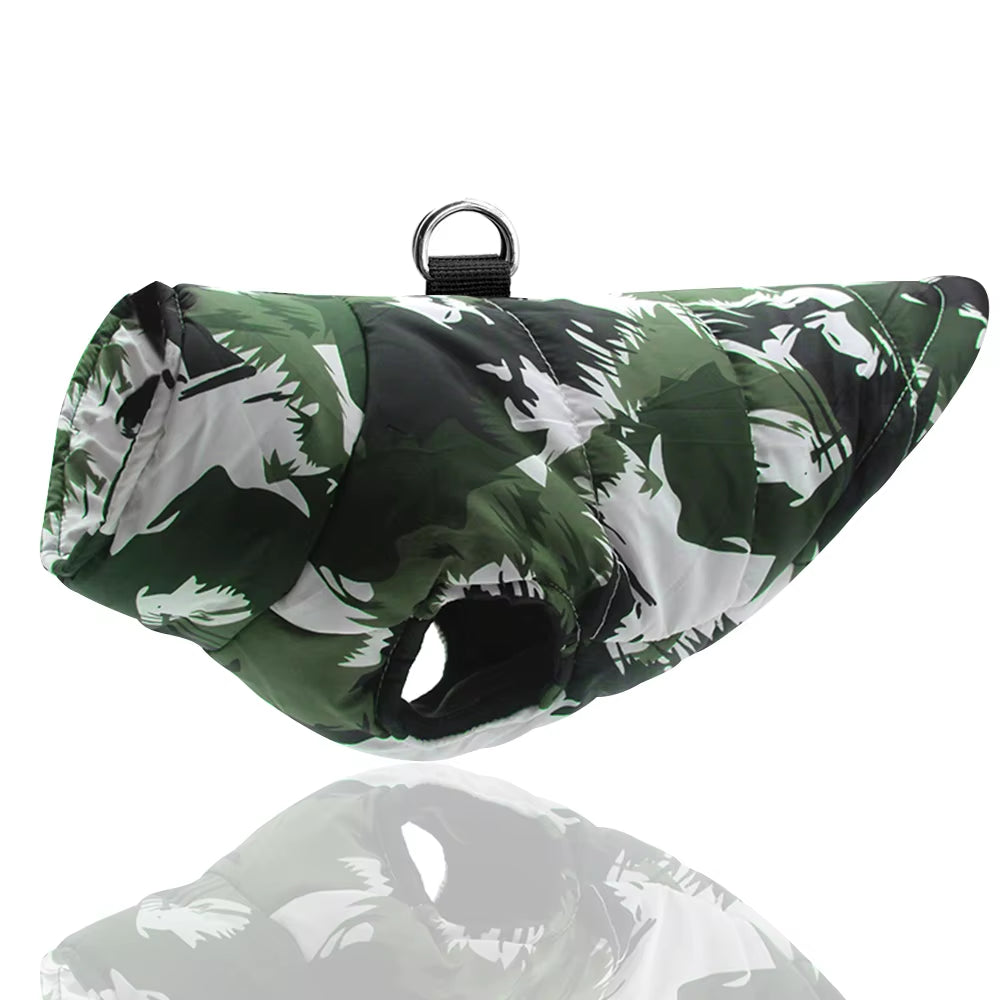 Casaco de Inverno para Cães – Jaqueta Quentinha e Impermeável para Cães Médios e Grandes | Roupinha Pet para Bulldog, Pitbull e Golden Retriever