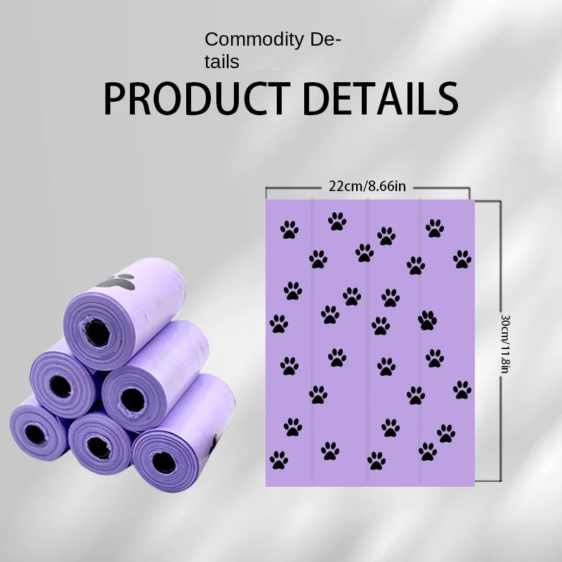 Kit Sacos Biodegradáveis para Pets com Dispenser – Limpeza Fácil, Higiênica e Sustentável