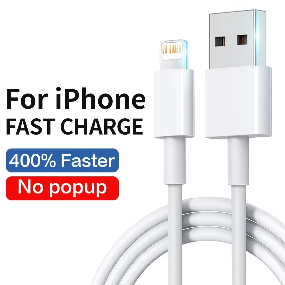 Cabo PD 20W Fast Charging USB-C para iPhone – 1M / 2M