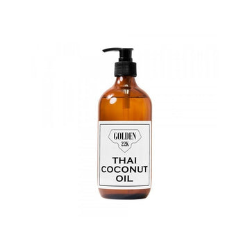 Golden 22K Óleo de Coco Tailandês para Cães e Gatos 200ml | Energia, Digestão, Imunidade e Uso Tópico