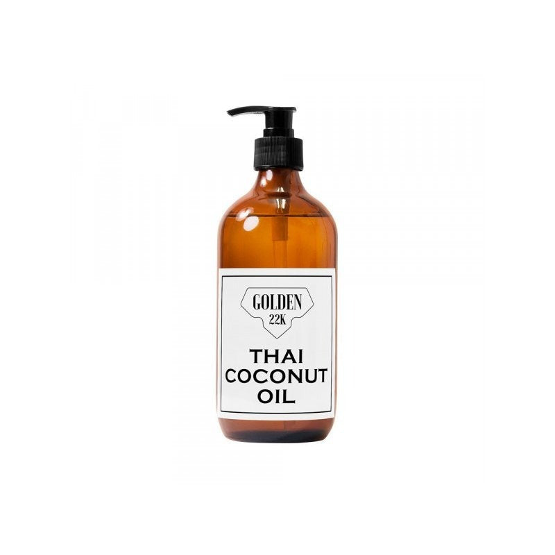 Golden 22K Óleo de Coco Tailandês para Cães e Gatos 200ml | Energia, Digestão, Imunidade e Uso Tópico