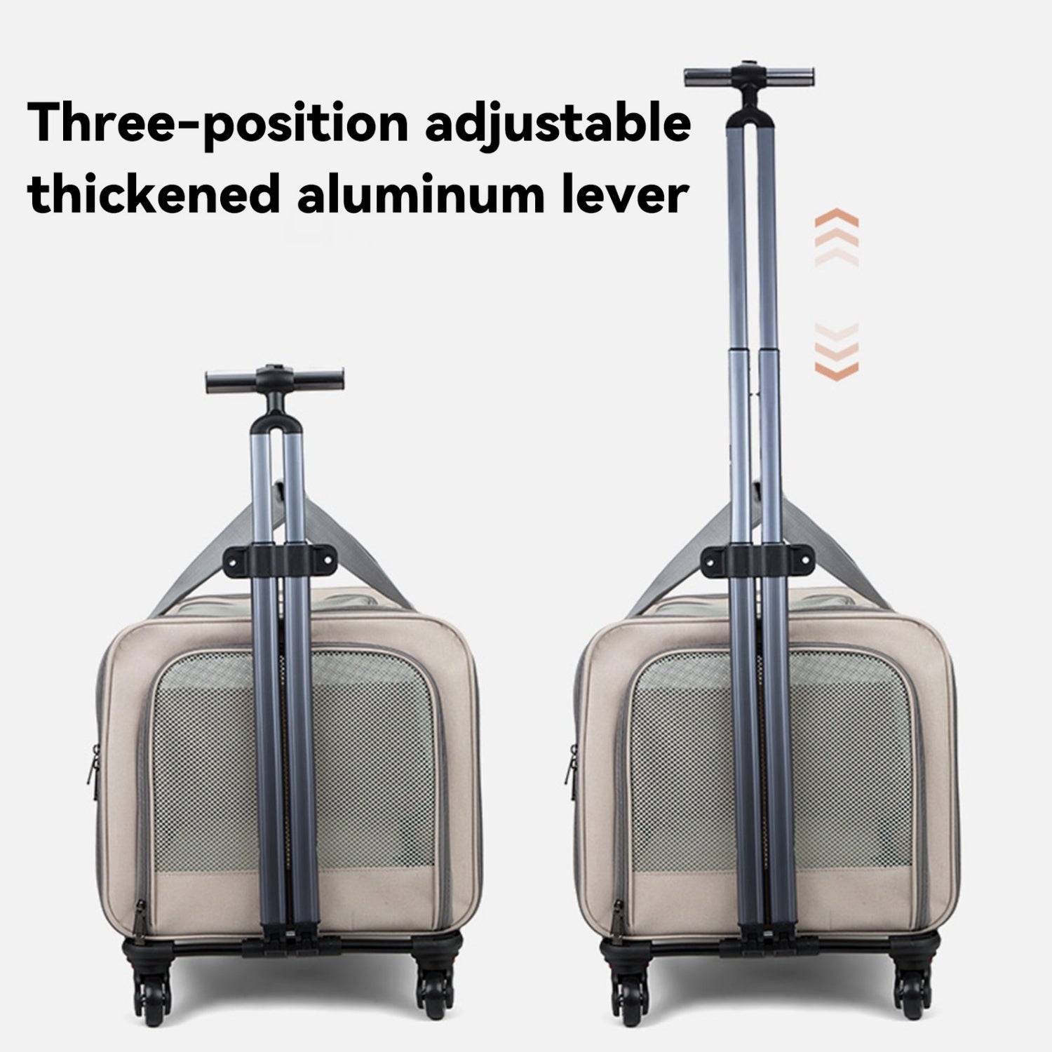 Carrinho de Transporte para Pets – Grande Capacidade 60×40×35 cm | Portátil, Dobrável e Multiuso | Para Gatos e Cães Médios