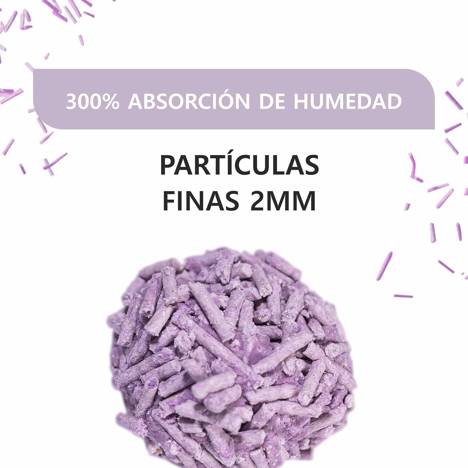 Areia Higiênica Vegetal para Gatos – Agrega em Segundos | Sem Poeira e Sem Mistura | Deodorized | Fácil de Armazenar