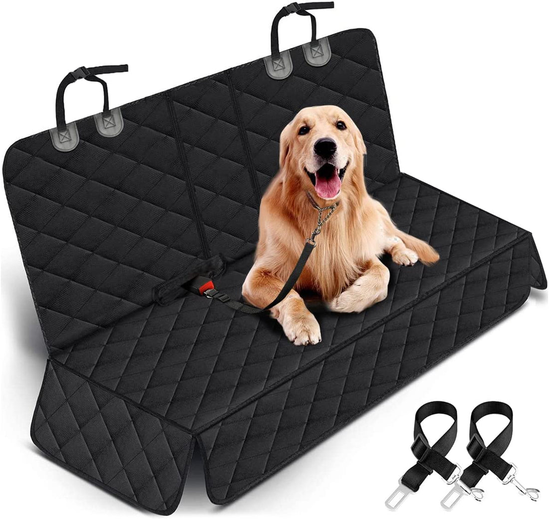 Capa Protetora Impermeável para Banco Traseiro de Carro – Assento Pet Antiderrapante com Apoio de Braço, Ideal para Cães em Carros, SUVs e Caminhonetes – Preto