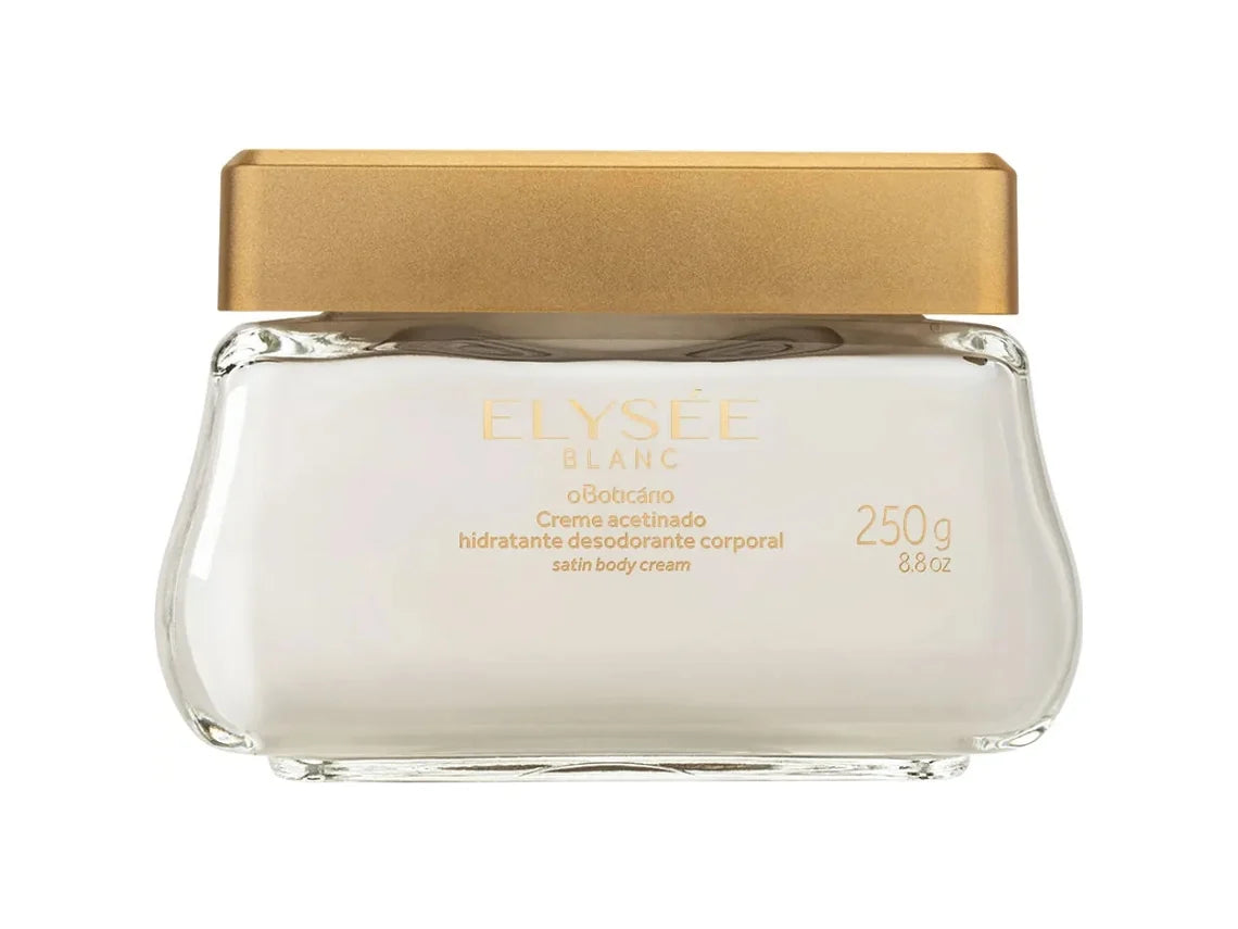 Creme Hidratante Acetinado Elysée Blanc, 250gr