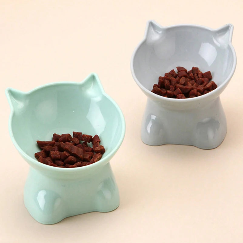 Tigela Alta Anti-Tombamento para Pets – Gatos e Cães