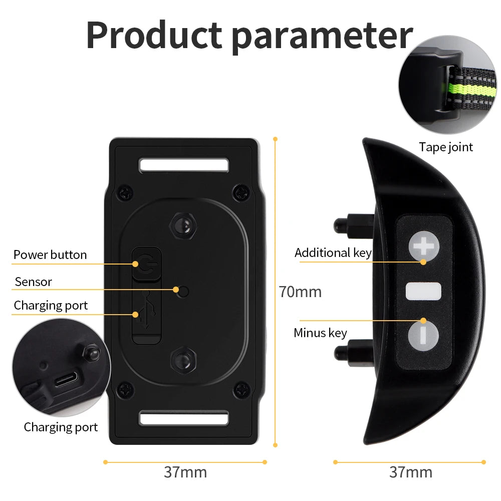 Coleira Antilatido Automática para Cães – Ultrassônica, Elétrica, Anti-Latido com Controle de Sensibilidade