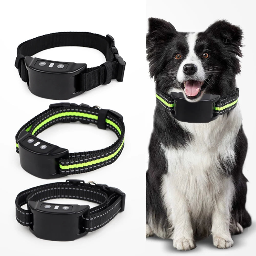 Coleira Antilatido Automática para Cães – Ultrassônica, Elétrica, Anti-Latido com Controle de Sensibilidade