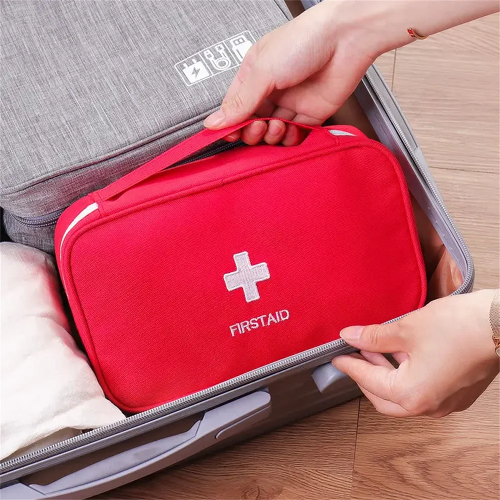 First Aid Survival Kit Bag 🚑 – Bolsa de Emergência Compacta e Durável para Primeiros Socorros, Resgate e Armazenamento de Medicamentos