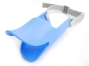 Focinheira Silicone Formato Pato para Cachorros – Anti Mordida, Anti Latido com Ajuste Seguro