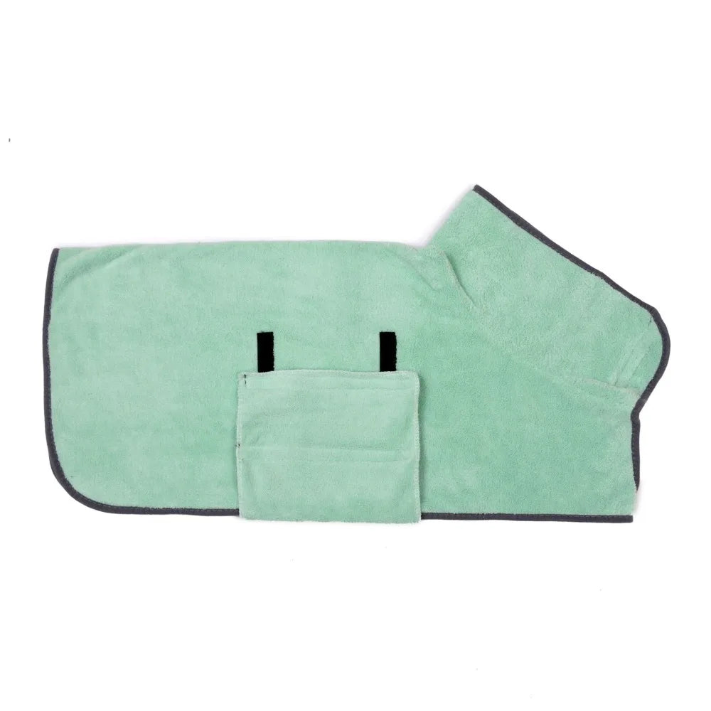Toalha Roupão Absorvente para Pets – Secagem Rápida para Cães e Gatos