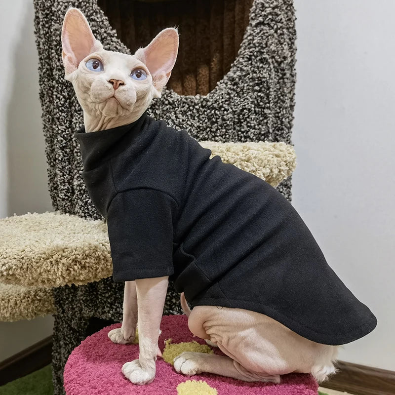 Roupa de Algodão para Gatos e Cães Pequenos – Inverno Outono, Confortável e Quentinha