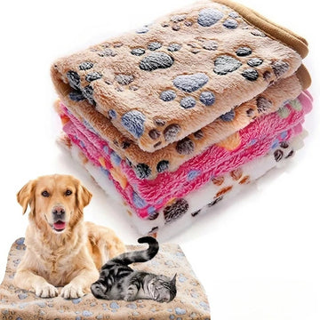 Cobertor Macio e Fofo para Pets – Estampas Divertidas | Conforto e Calor para Gatos e Cães