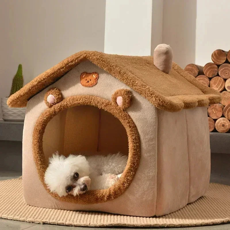 Casinha Dobrável para Pets – Cães e Gatos, Pequenos e Médios