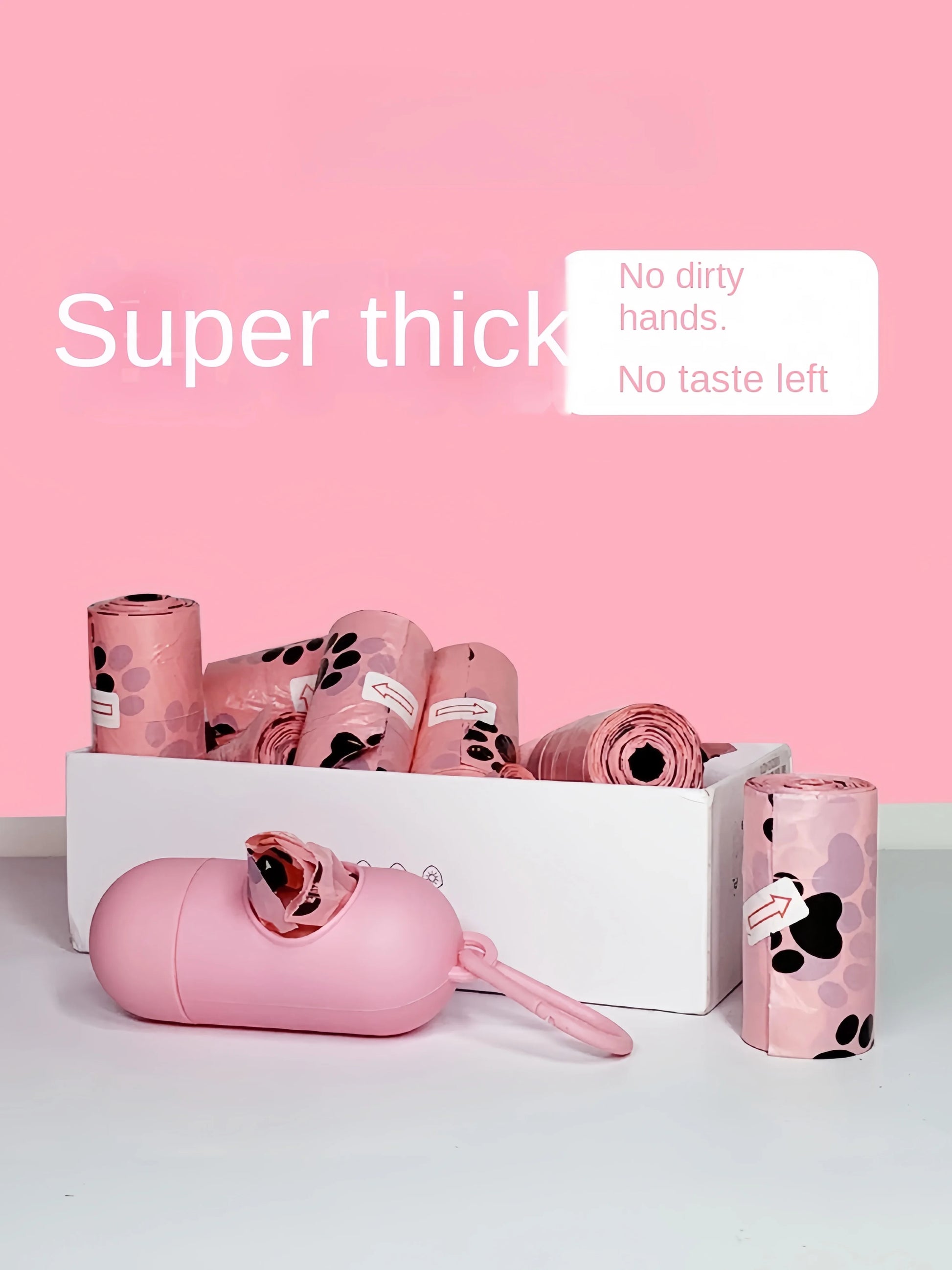 Kit Sacos Biodegradáveis para Pets com Dispenser – Limpeza Fácil, Higiênica e Sustentável