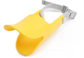 Focinheira Silicone Formato Pato para Cachorros – Anti Mordida, Anti Latido com Ajuste Seguro