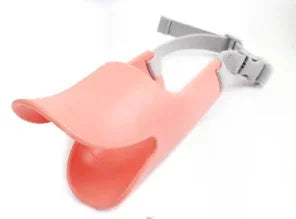 Focinheira Silicone Formato Pato para Cachorros – Anti Mordida, Anti Latido com Ajuste Seguro