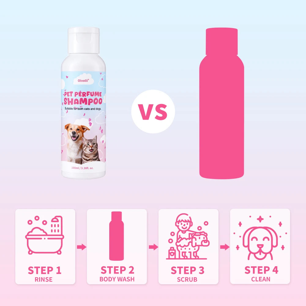 Shampoo Perfumado para Pets – Limpeza Profunda, Elimina Odores e Dá Brilho