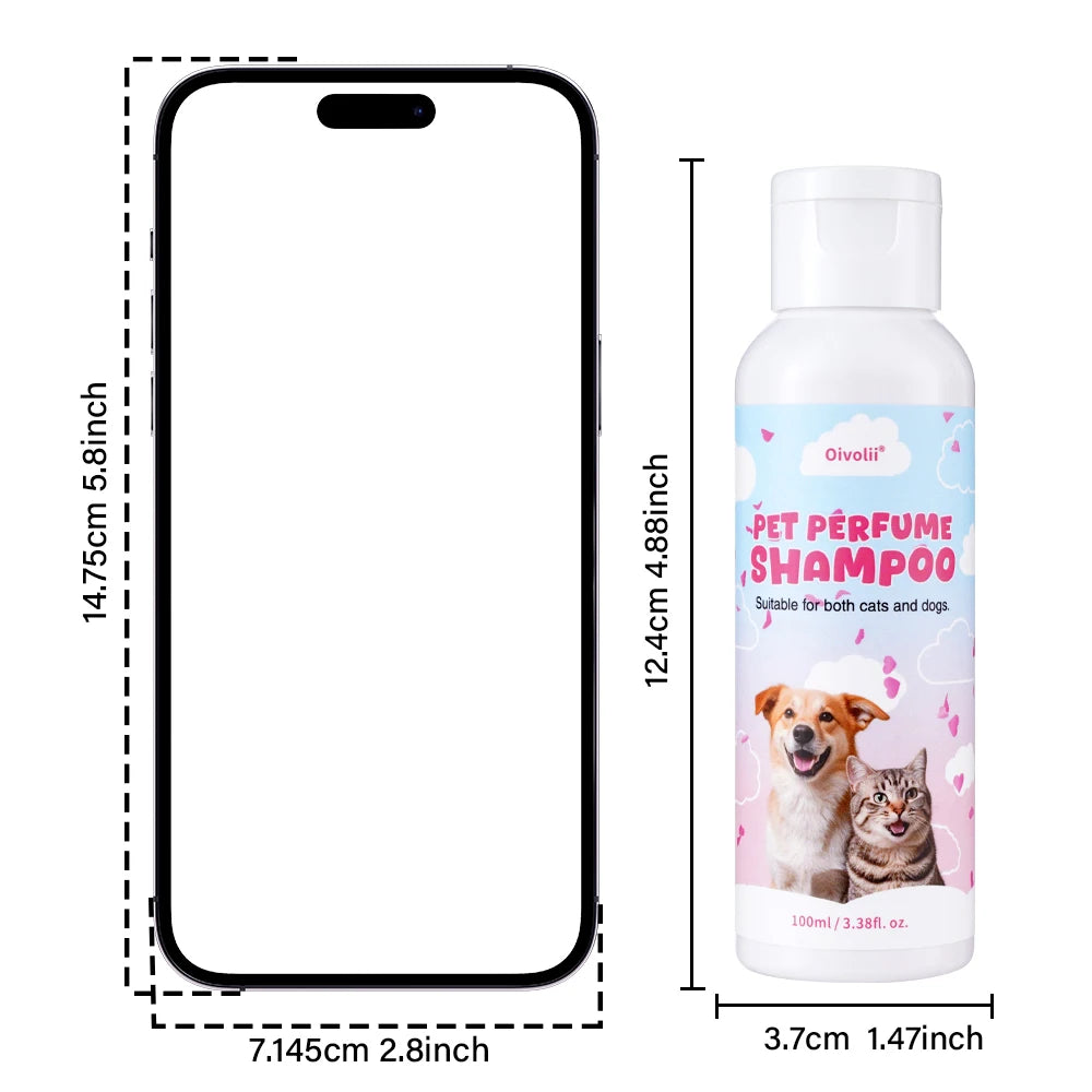 Shampoo Perfumado para Pets – Limpeza Profunda, Elimina Odores e Dá Brilho