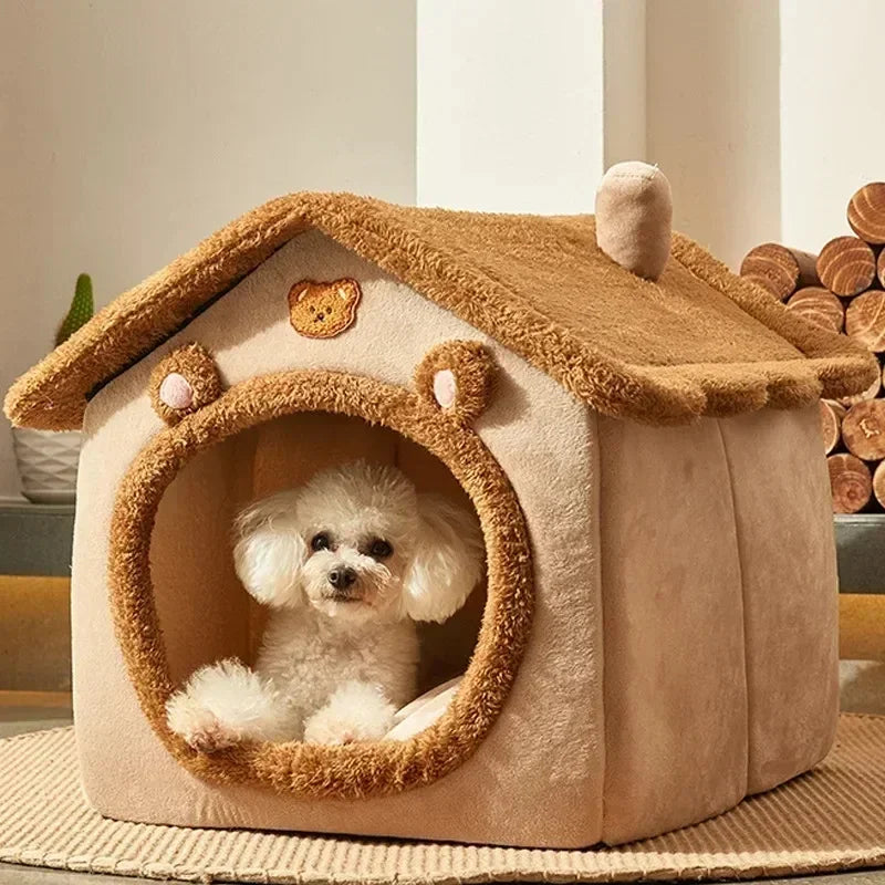 Casinha Dobrável para Pets – Cães e Gatos, Pequenos e Médios