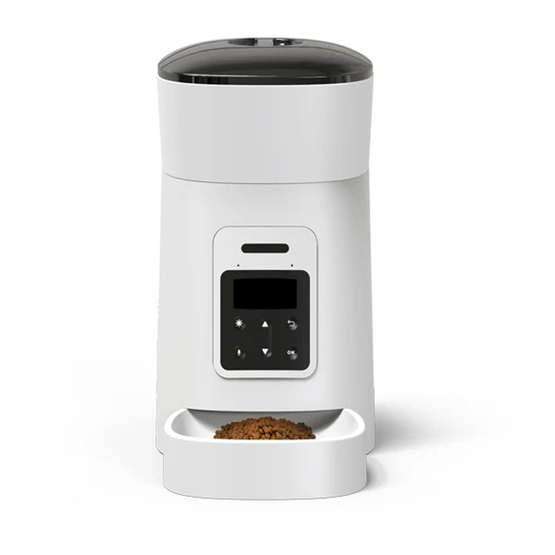 🐾 Alimentador Automático de Ração para Cães e Gatos – 4L/6L com Timer Inteligente 
