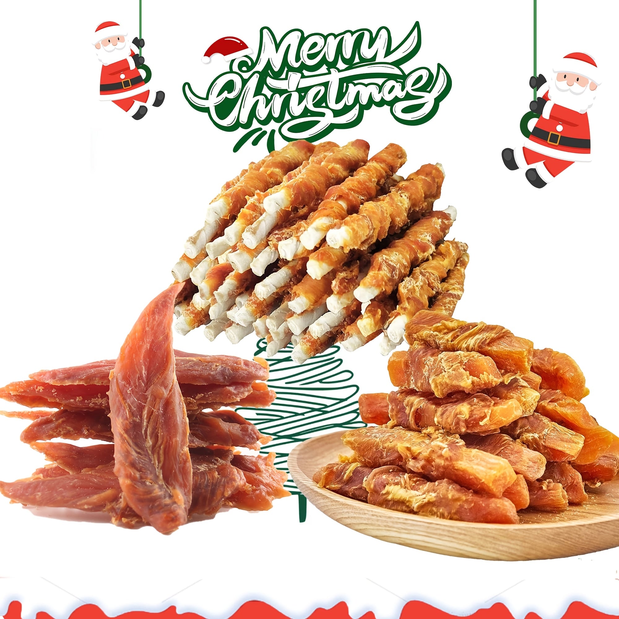 Kit de Petiscos Naturais para Cães – 3x200g