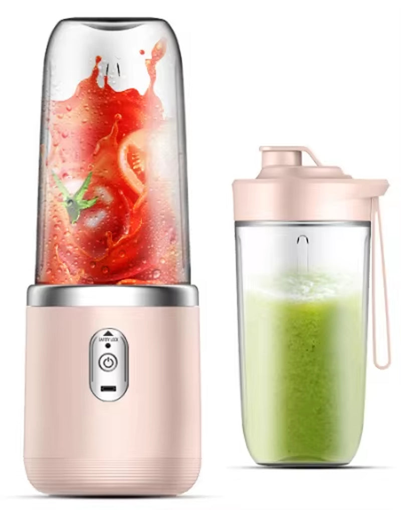 Mini Liquidificador Portátil USB 🔋🥤 – Copo Mixer Elétrico com Lâminas de Aço Inoxidável, Recarregável e Ideal para Sucos, Shakes e Smoothies em Qualquer Lugar