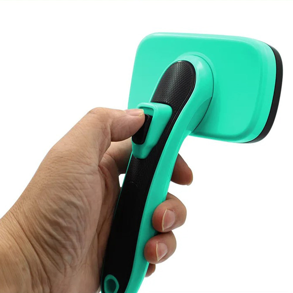 Escova Autolimpante para Cães e Gatos – Slicker Brush | Remoção de Pelos Soltos, Desembaraço e Massagem
