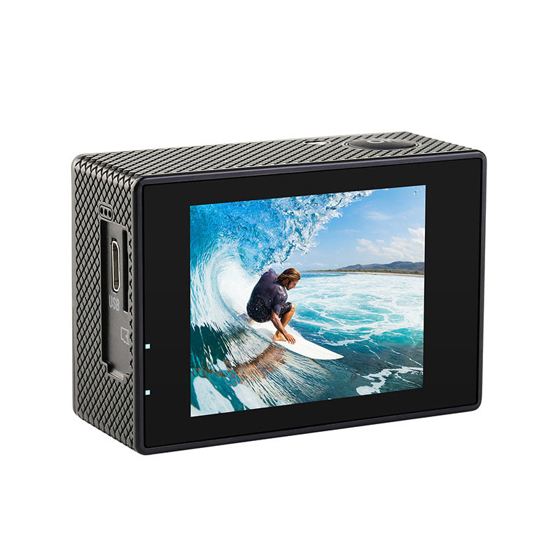 Câmera de Ação 4K 30FPS 🌊🎥 – Impermeável para Esportes Radicais, Mergulho e Capacete
