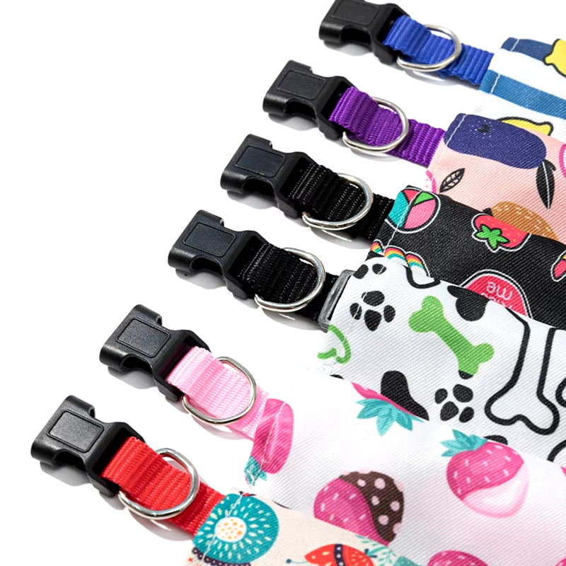 Adjustable Dog Bandanas – Lenço de Algodão Xadrez para Cães e Gatos | Lavável, Confortável e Estiloso 🎀