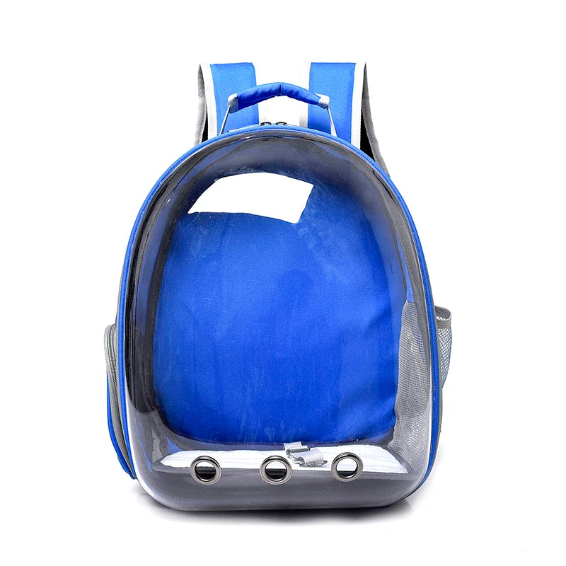 Mochila Transparente para Pets – Respirável, Espaçosa e Confortável | Transporte Seguro para Gatos e Cães de Pequeno Porte | Modelo Cápsulag
