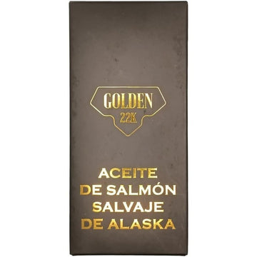 Óleo de Salmão Selvagem do Alasca Golden 22K 200ml | Ômega 3 e 6 para Cães e Gatos | Imunidade, Pele e Pelagem Brilhante