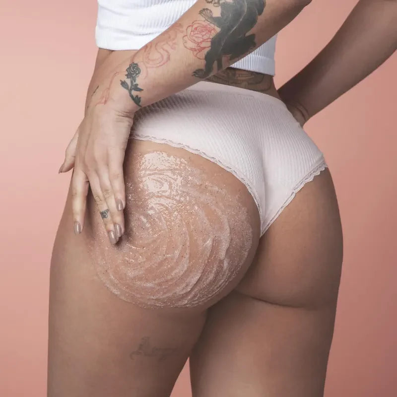 Creme Esfoliante Cuide-se Bem Bumbum de Pêssego, 230g