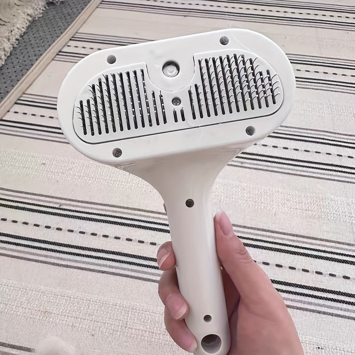 GRVTYXPS Escova a Vapor para Pets 3 em 1 – Spray & Steam | Grooming Sem Fio para Cães, Gatos e Coelhos