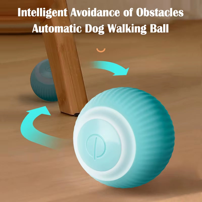 Brinquedo Inteligente para Cães – Bola Automática Elétrica que Se Move Sozinha | Brinquedo Interativo para Filhotes e Cães Pequenos