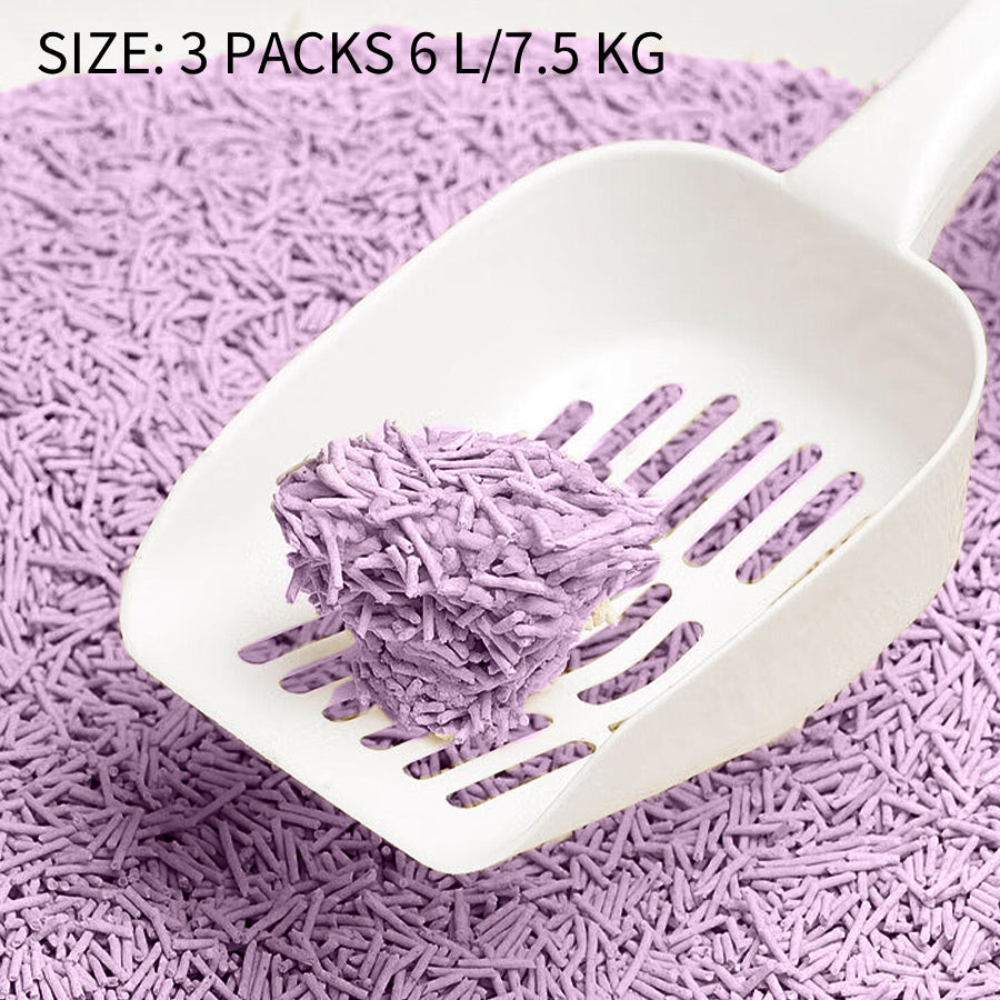 Areia Higiênica Vegetal para Gatos – Agrega em Segundos | Sem Poeira e Sem Mistura | Deodorized | Fácil de Armazenar