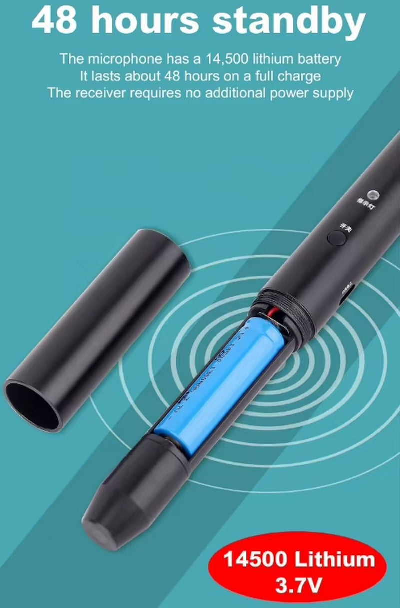 Microfone Sem Fio 3 em 1 para Entrevistas – Handheld Wireless para Smartphone, Câmera e Gravação Profissional
