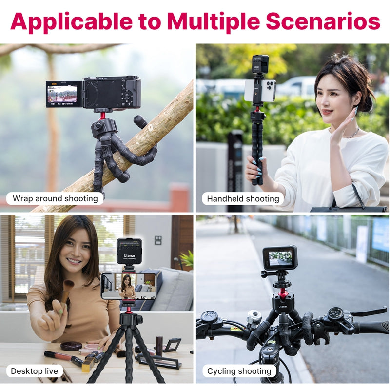 Kit VLOG Multifuncional para Fotografia e Vídeo – Live Streaming, YouTube, TikTok, Iluminação, Tripé e Acessórios